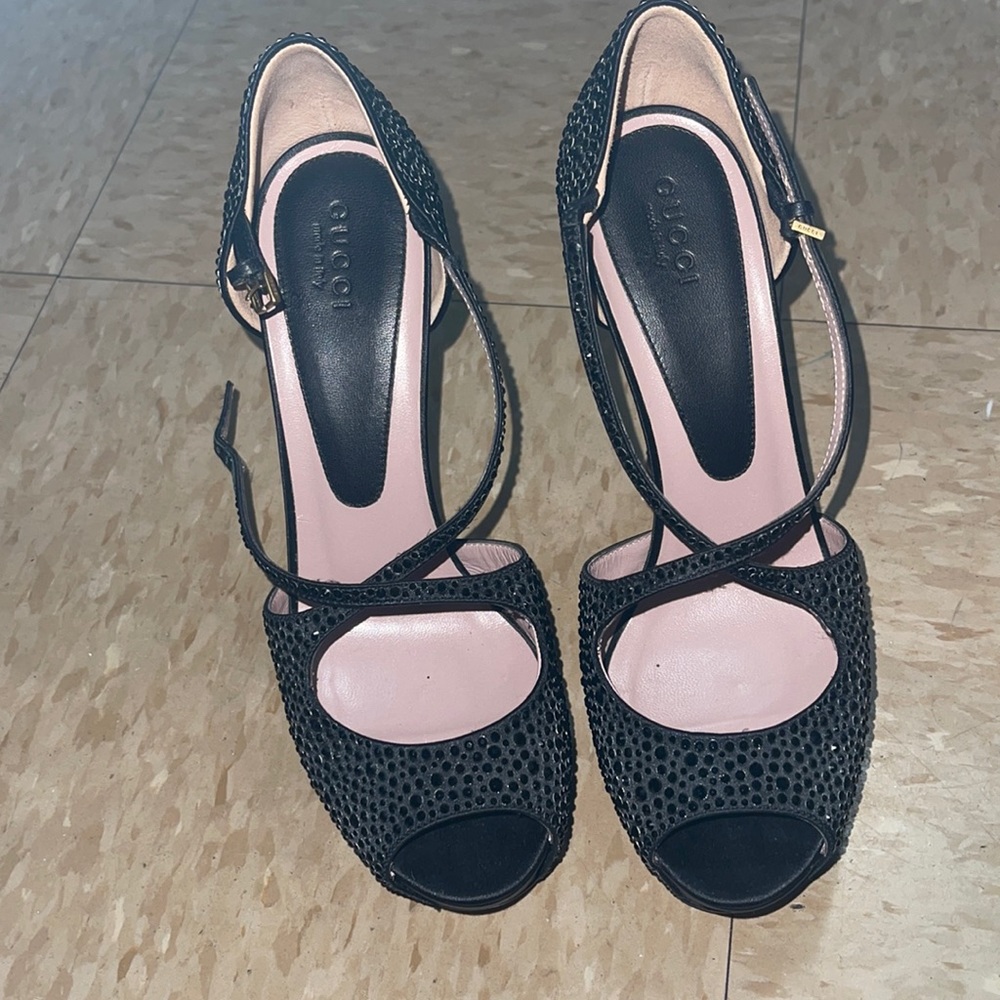 Gucci platform heels